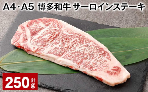 【A4・A5】 博多和牛 サーロインステーキ 計約250g 黒毛和牛 和牛 牛肉