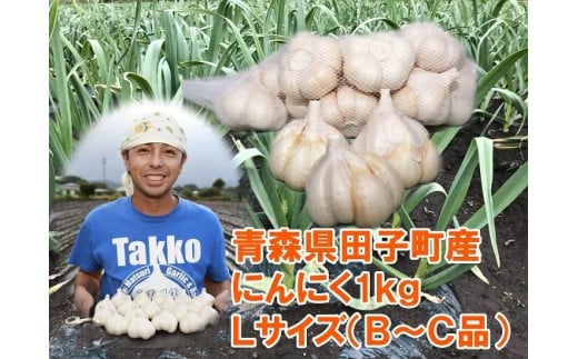 ふくふくファーム 田子町産にんにくご家庭用L1kg(B～C品)