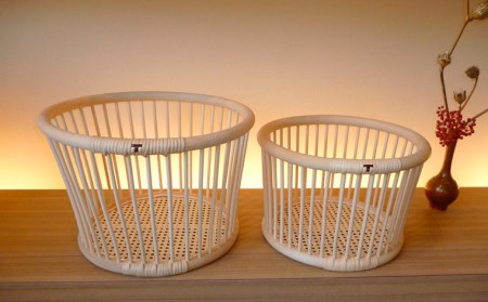 籘バスケット maru [L] FY23-070
