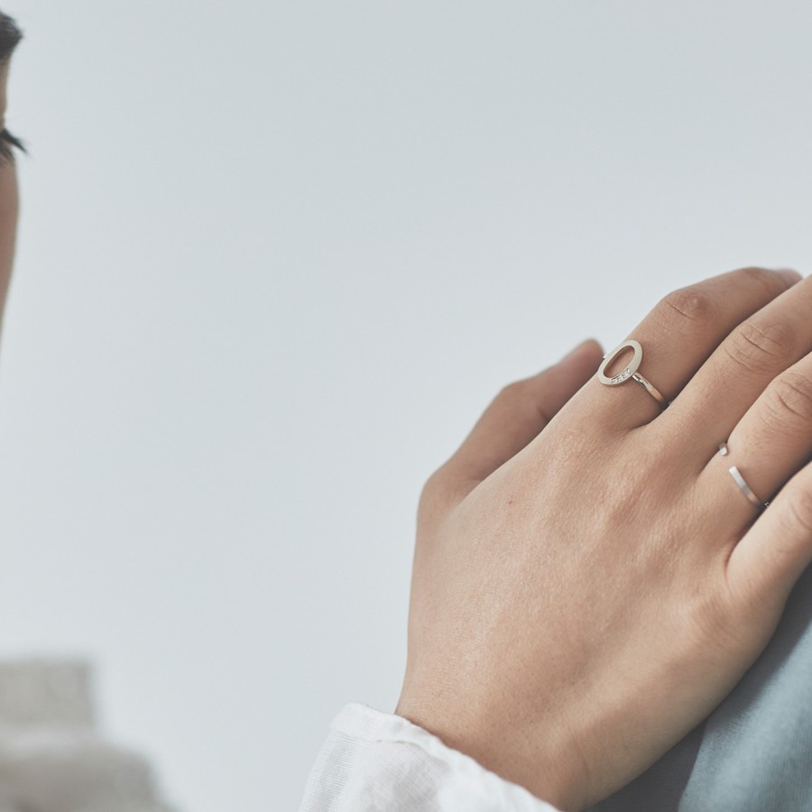 ＜nokim＞K14WG ダイヤモンド リング hajimari　diamond ring KNR-19WG