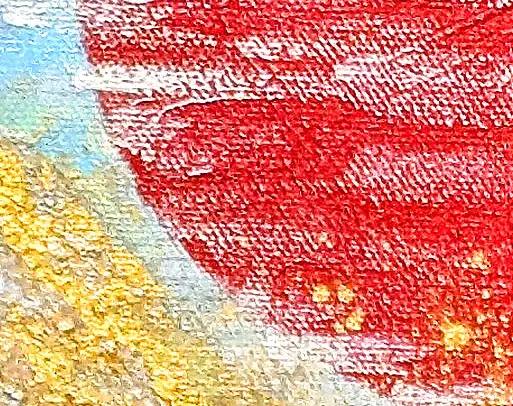絵画 富士山溶岩パワーアート「富士彩響5繁栄の頂」 絵画
