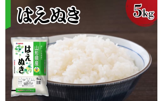 令和7年産 山形県産 はえぬき 5kg 精米 白米 2025年産 産地直送 山形県 米沢市