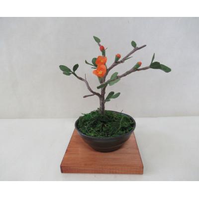 ふるさと納税 東秩父村 細川紙フラワー「くさぼけの花(小)」