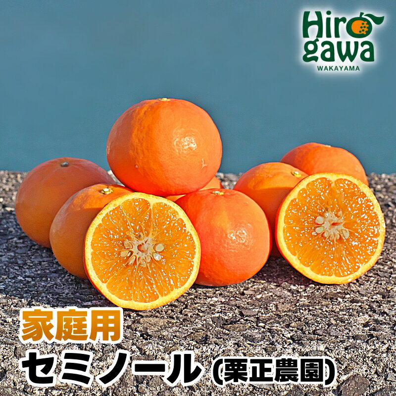 【ふるさと納税】 タカじいの セミノール 家庭用 5kg サイズおまかせ M～2L / 訳あり 甘い 和歌山 有田 柑橘 10000円 ※4月中旬〜5月に順次発送 //hassaku