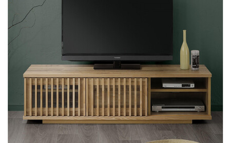 【ナチュラル】大川家具 幅150cm テレビボード -value-バリュー