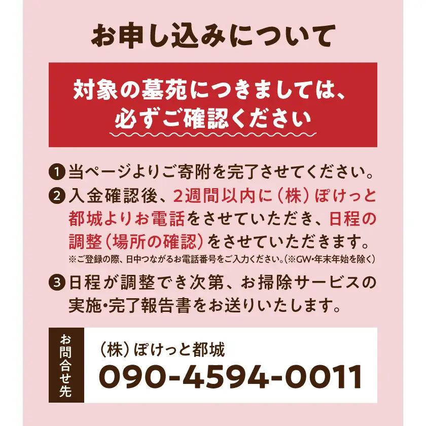 心を込めた安心のお墓掃除代行サービス(造花あり)_33J-3301_(都城市)  お墓参り代行 お墓清掃 墓石クリーニング 墓石掃除 遠方 帰省できない 法事 命日 台風 大雨 草取り ゴミ拾い 掃き