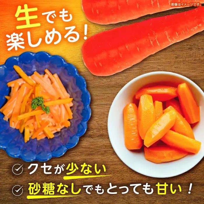 ※【2027年1月上旬より順次発送／先行予約】【甘みと栄養たっぷり！】真っ赤な人参「紅天神」 5kg / にんじん ニンジン 人参 carrot やさい 野菜 にんじんジュース 人参ジュース ニンジン