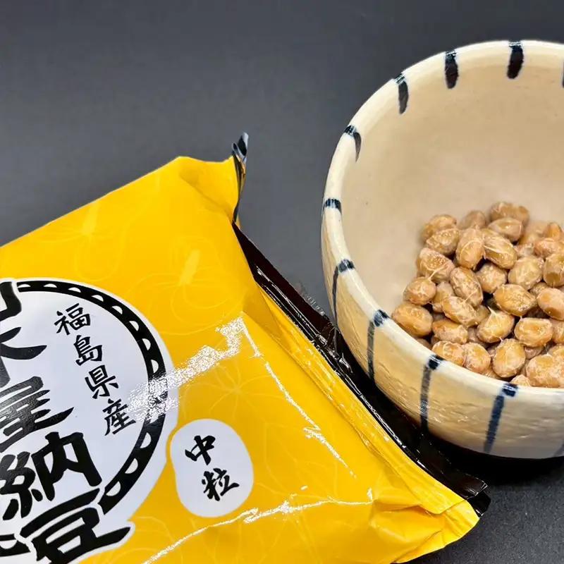 山乃屋の山木屋 中粒 納豆 ふくいぶき 6個 納豆 大豆 健康 発酵食品 ギフト おすすめ 川俣町 福島県   FAF-0282