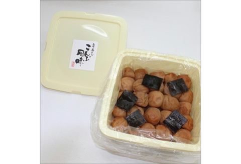 紀州南高梅 こんぶ風味梅干 10kg【0513-3】