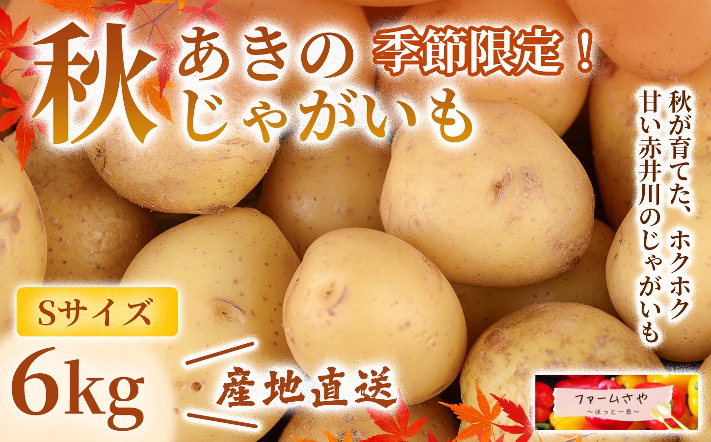 
                  【6kg】あきのじゃがいも（S）
                