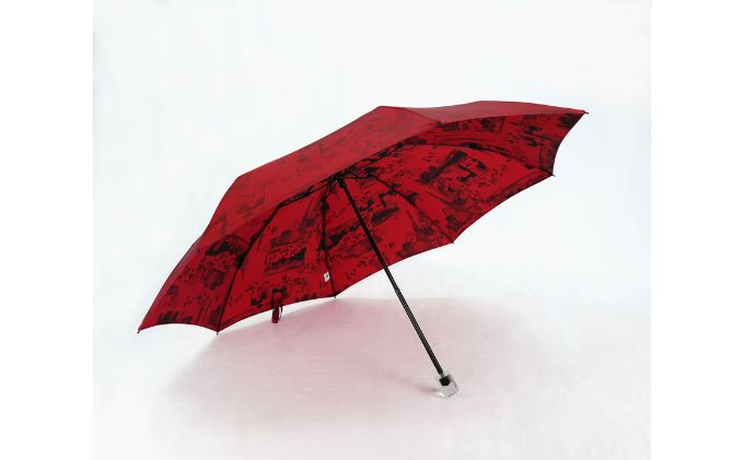 晴雨兼用折傘モンプリュイ・東京 小物 雑貨 婦人用 雨傘 日