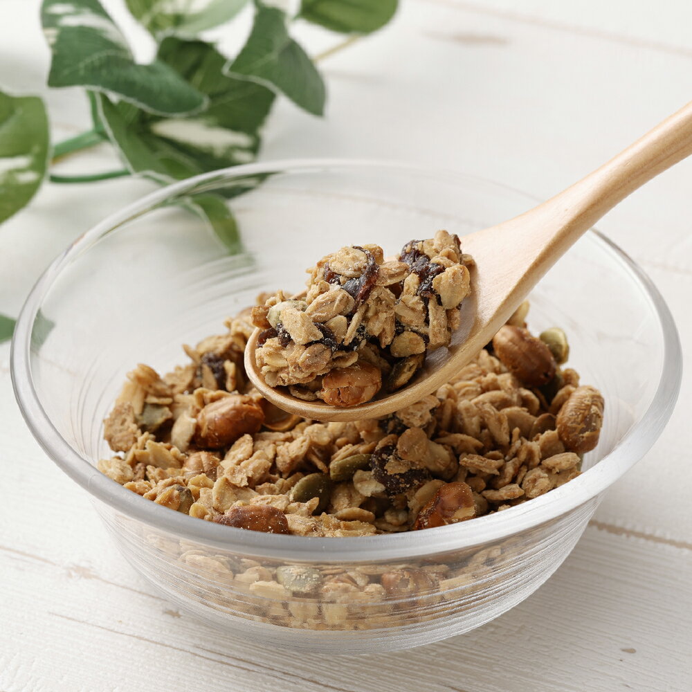 【ふるさと納税】あけぼの大豆 SOY×granola 計300g（100g×3袋） グラノーラ 有機オートミール 大豆 大粒 たんぱく質 食物繊維 イソフラボン グルテンフリー シュガーフリー 小麦粉・白砂糖不使用 朝食 おやつ ご自宅用 お土産 ギフト 贈答 贈り物 山梨県 身延町 送料無料