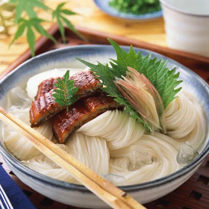 【 九州産小麦 100％】島原手延そうめん 1kg / そうめん 素麺 麺 乾麺 / 南島原市 / 野村屋 [SCS004]