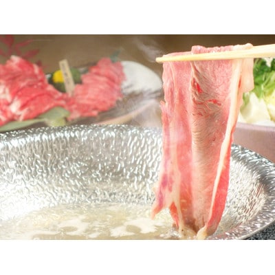 あか牛赤身モモスライスセット(あか牛モモスライス400g あか牛のたれ200ml付き)(美里町)【配送不可地域：離島】