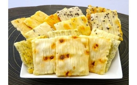 【素焼き】加賀かきもち 5種詰合せ 15枚入り(箱入り) ｜ 石川県 小松市 【有限会社加賀かきもち丸山】