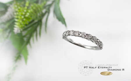 ハーフエタニティリング 1ct UP ダイヤモンドリング プラチナ 指輪 ジュエリー 宝石 ダイヤモンド PT ジュエリー プラチナ 指輪 アクセサリー 品質保証書付 KT-1066 