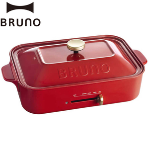 コンパクトホットプレート レッド BRUNO  0152-001-S07-1 ホットプレート ホットプレート ホットプレート ホットプレート