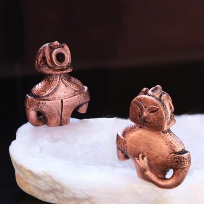 ふるさと納税 山梨県 【Do_goods】縄文時代のロマン 純銅製 「黒駒土偶」ネックレス  659-321 |  | 02