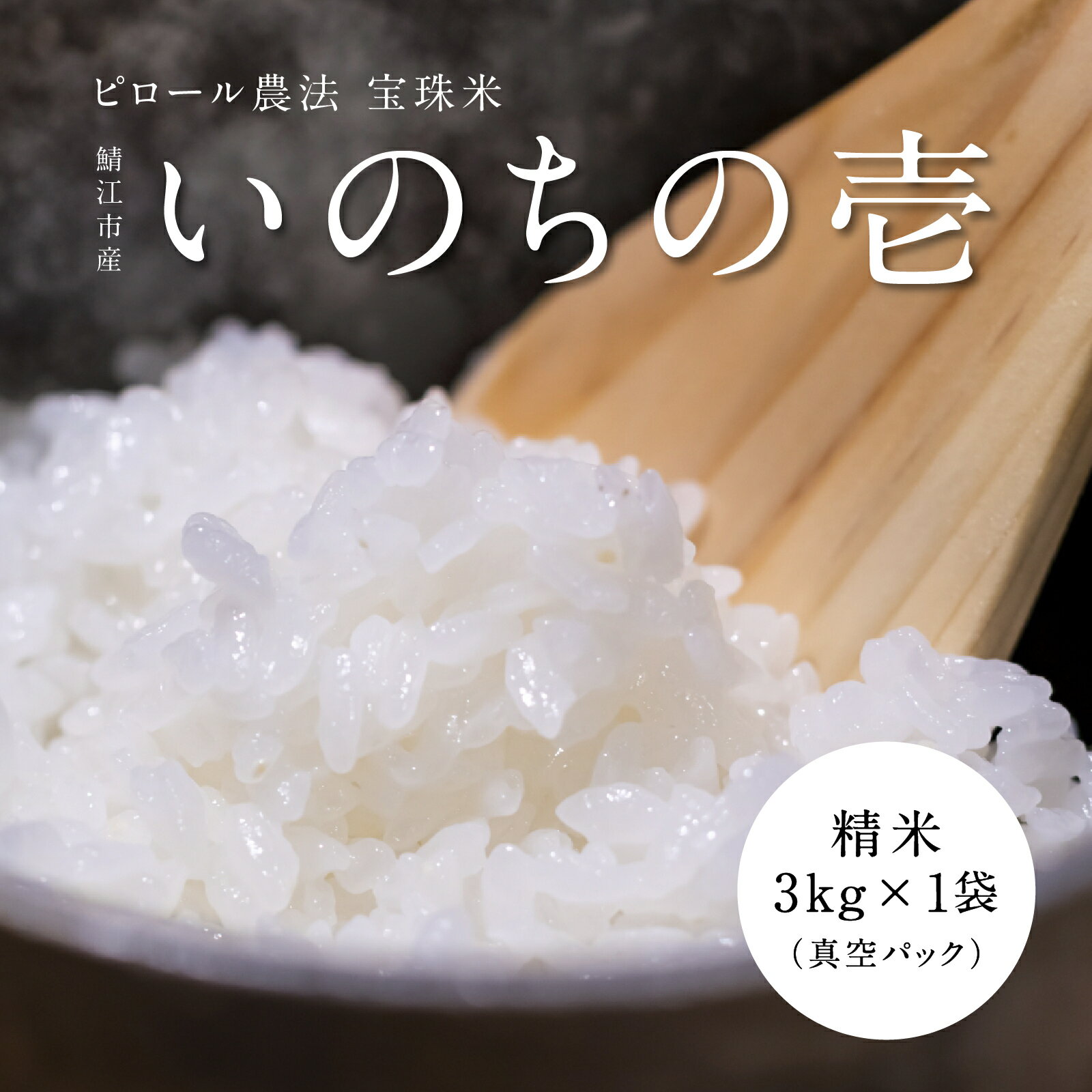 【ふるさと納税】【令和7年産】ピロール農法 宝珠米 いのちの壱[C-08205] /特別栽培米 ピロール米 化学肥料不使用 残留農薬ゼロ