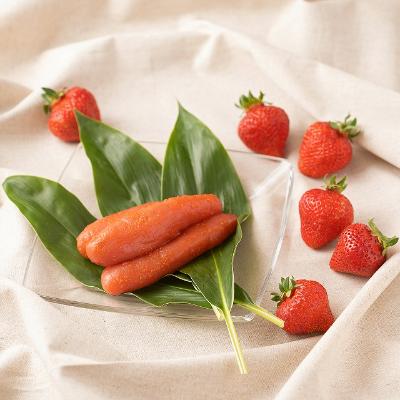 ふるさと納税 須恵町 【12月上旬より順次発送】博多名物「あまおう」&「味の明太子」(大)(須恵町) |  | 01