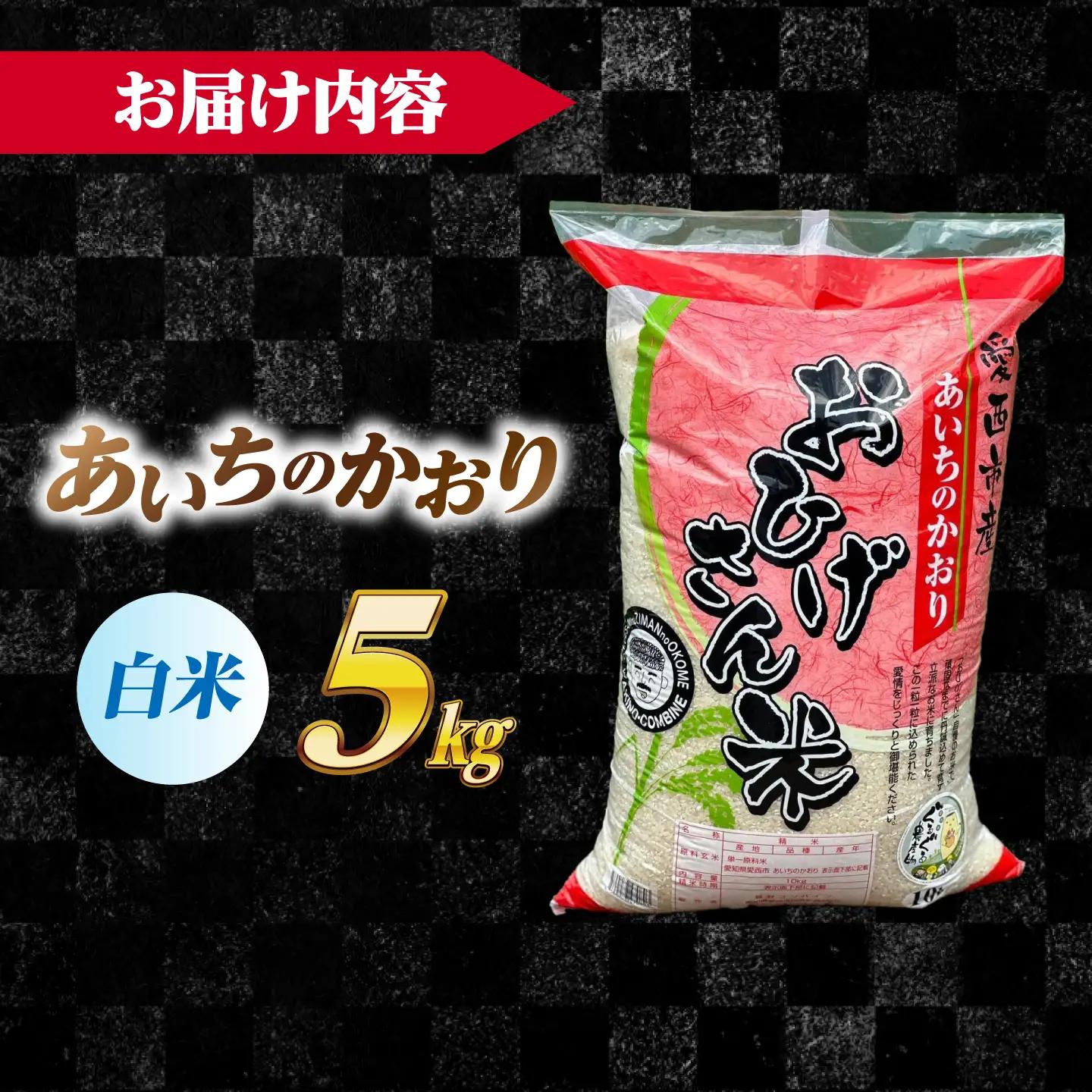 あいちのかおり 白米 5kg / 脇野コンバイン[AECP001-8]