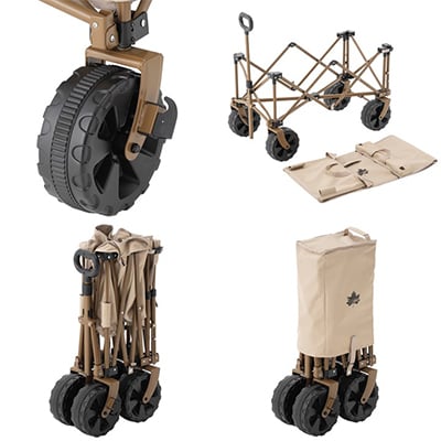 TC　丸洗い長いモノOKキャリーカート アウトドアやキャンプで大活躍のワゴン!　84720740【1667001】