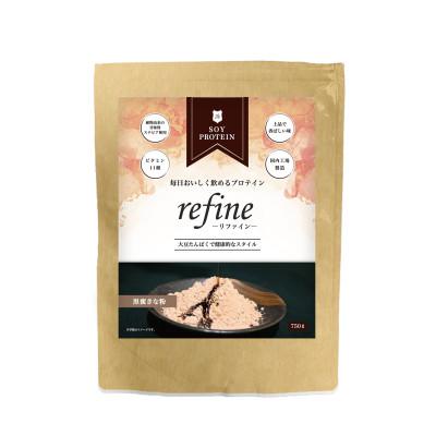 ふるさと納税 戸田市 植物由来の甘味料使用 refine ソイプロテイン 黒蜜きな粉味