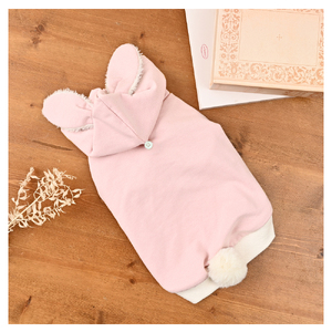 うさみみプルオーバー 犬服ドッグウェア うさぎ フード付き 耳付きフード【ココアトワ(cocoAtoi)】 Ｌ