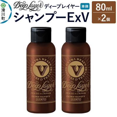 ふるさと納税 滑川町 ディープレイヤー シャンプー ExV 80mL×2個|19_sss-330201
