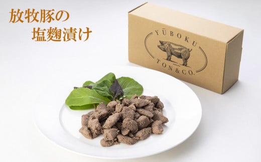 
            放牧豚の塩麴漬け　200g
          
