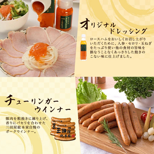 ハム 三田屋 バラエティ 詰め合わせ セット ロースハム ウインナー 焼豚 ドレッシング 三田屋総本家 SN-100 チャーシュー 三田屋ハム 三田 惣菜 お肉 肉 調味料 ギフト プレゼント 三田ハ