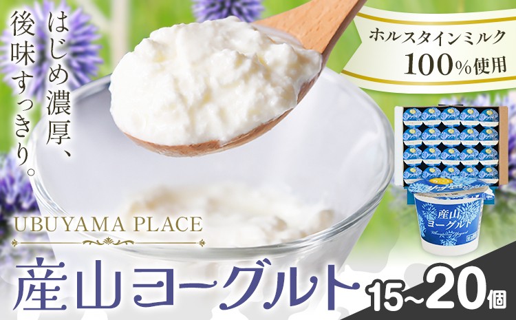 
            ホルスタインミルク 100％ 使用 産山ヨーグルト 選べる 15個 20個 株式会社UBUYAMAPLACE《30日以内に出荷予定(土日祝除く)》熊本県 阿蘇郡 産山村 ヨーグルト 乳製品 ホルスタイン 朝食 おやつ デザート
          