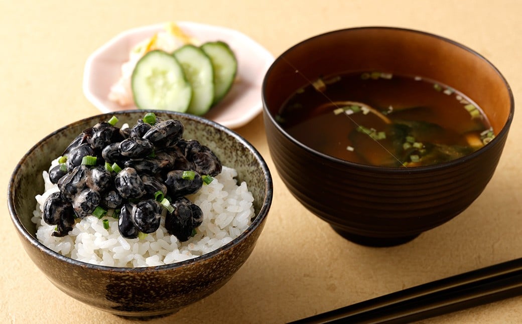 こだわり納豆セット（第22回全国納豆鑑評会「最優秀賞」受賞した「日本の黒豆」入り） 