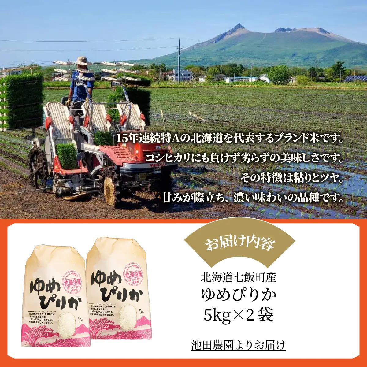【先行予約 令和8年10月下旬発送】北海道産 ゆめぴりか 10kg (5㎏×2袋) NABR002