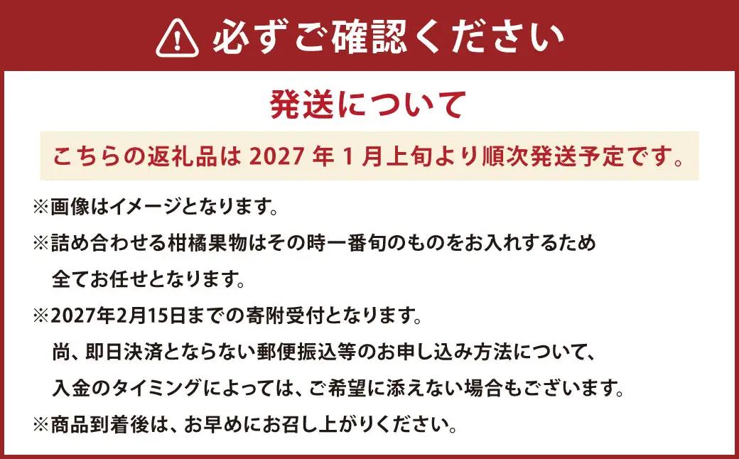 熊本県産 柑橘果物食べ比べセット 4種以上 【2027年1月上旬発送開始】 果物 フルーツ 柑橘 おまかせ 旬 旬のフルーツ