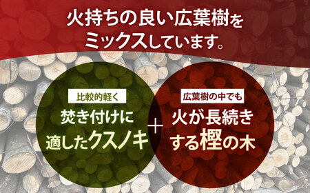 薪 広葉樹ミックス 計100㎏【太田製作所】[NCF101]