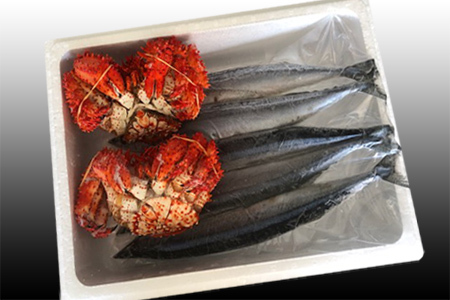 【北海道根室産】花咲かに2尾・さんま5尾セット A-36004