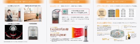 [コロナ] 遠赤外線電気暖房機 コアヒートスリム 900W シルバー CH-923R（S) 電気ストーブ 暖房 ヒーター 暖房機器 暖房器具 遠赤外線 家電 【056P005】