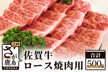  佐賀牛 ロース焼肉用500ｇ E-29