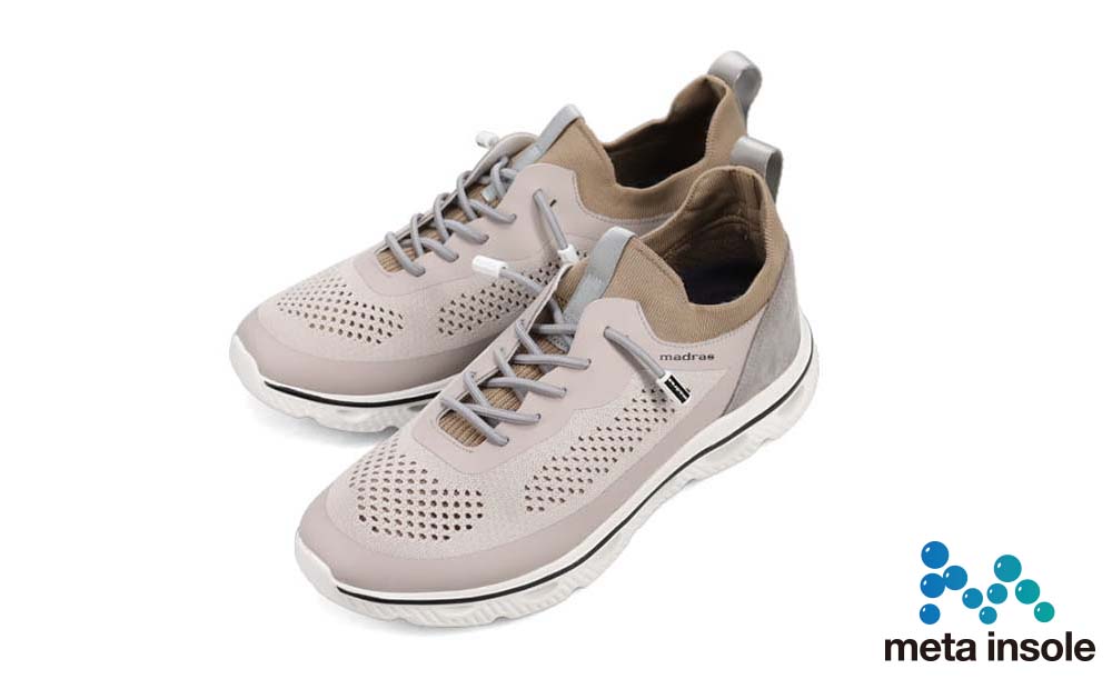 madras(マドラス) 紳士靴 meta insole搭載 M593AMT (グレーカーキ、S(24.0～24.5cm))