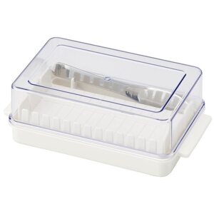 バターケース カット バターカッター ナイフ 付き 簡単 便利 日本製 ギフト プラスチック BTG1N 定量カッティングガイド付き プレゼント バターカット 保存 製菓 〈スケーター株式会社〉   3-012