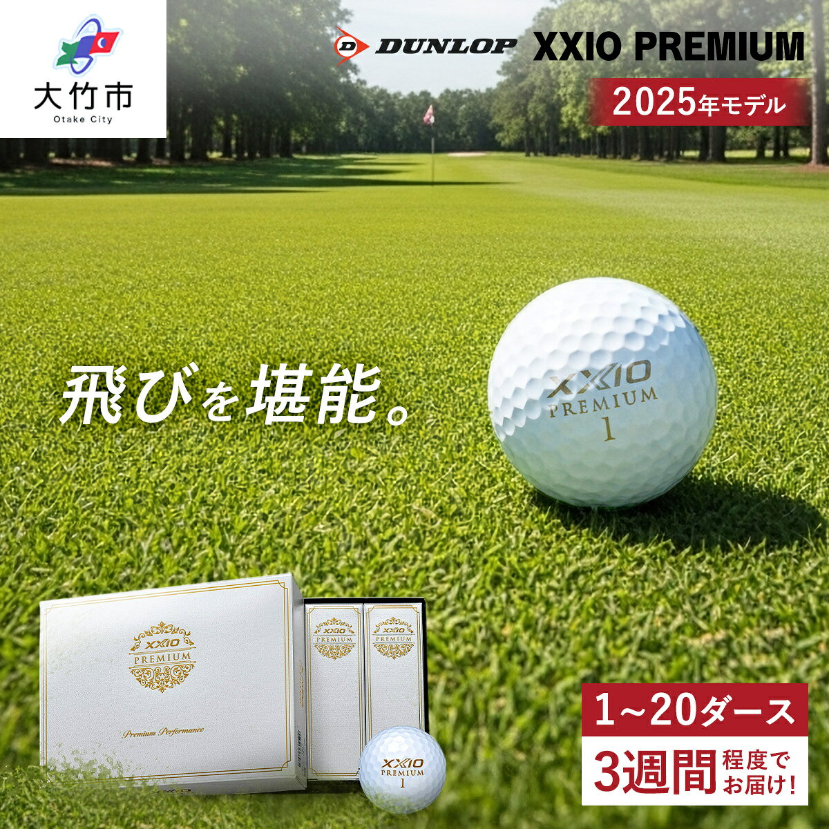 【ふるさと納税】ゼクシオ プレミアム ゴルフボール ダンロップ 1ダース／2ダース／3ダース／4ダース／5ダース／10ダース／20ダース｜12個 24個 36個 48個 60個 120個 240個 飛距離 DUNLOP ダンロップ XXIO ゼクシオ ふるさと [1858-1860][1671-1672][1862-1863][2173-2183]