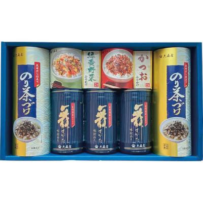 ふるさと納税 柳川市 大森屋 舞すがたバラエティ詰合せ(味付のり3個・お茶漬2箱・緑黄野菜・かつおふりかけ各25g)柳川市 |  | 01