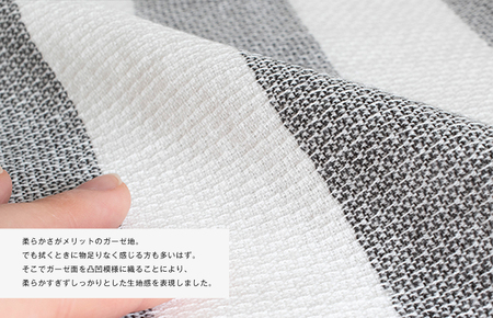 グルービーボーダー　フェイスタオル　5枚セット　ブルー【I003030FT5B】