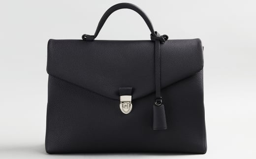 ソフトビジネスM(1気室A4サイズ) ネイビー【1295-GMS】｜革製品 レザー 国産 [1001]