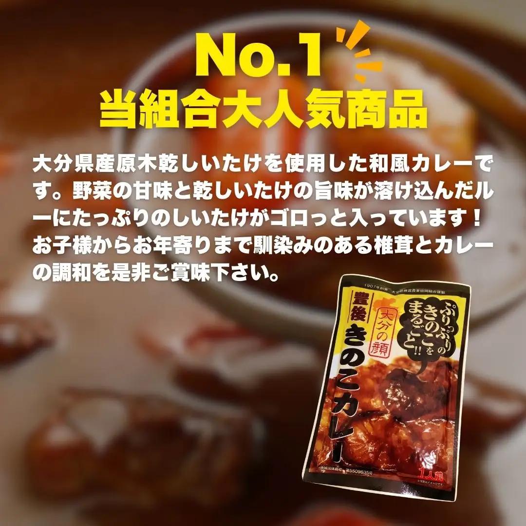 豊後きのこカレー＋豊後きのこめし＋椎茸海苔160g | 津久見市