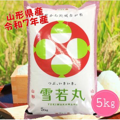 ふるさと納税 酒田市 山形県産　雪若丸5kg　令和7年産