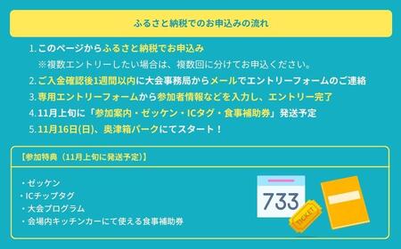 2025年 かがみのマラソン＆ウォーキング大会-THE FINAL-［ハーフの部 出走権（1名）］【045-a001】