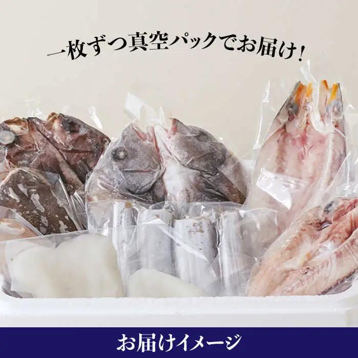 【職人の技】旬の干物 詰め合わせ 3-4種（6-8パック）×2セット / 魚 干物 干もの セット  / 南島原市 / ながいけ [SCH049]