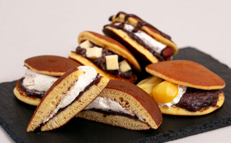 【選べる】生クリームどら焼き詰め合わせセット (抹茶) (12個) 沖縄市 / 和菓子屋 春風堂[BCCL007]